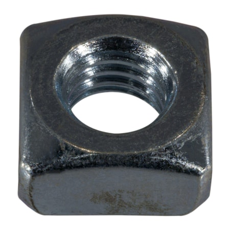 Midwest Fastener 7/16"-14 Zinc Plated Steel Coarse Thread Square Nuts 10PK 64491